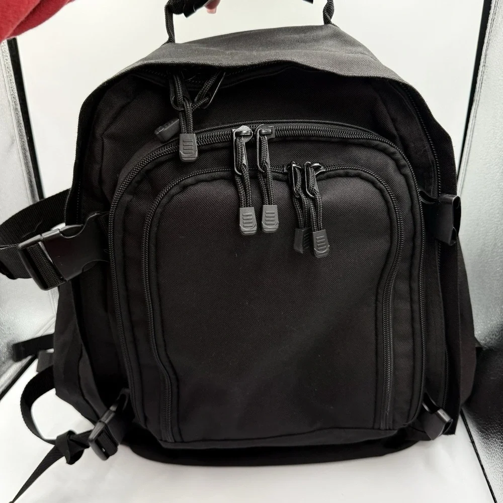 Mercury Tactical Gear Black Backpack Multi Compartment Laptop Travel Bag